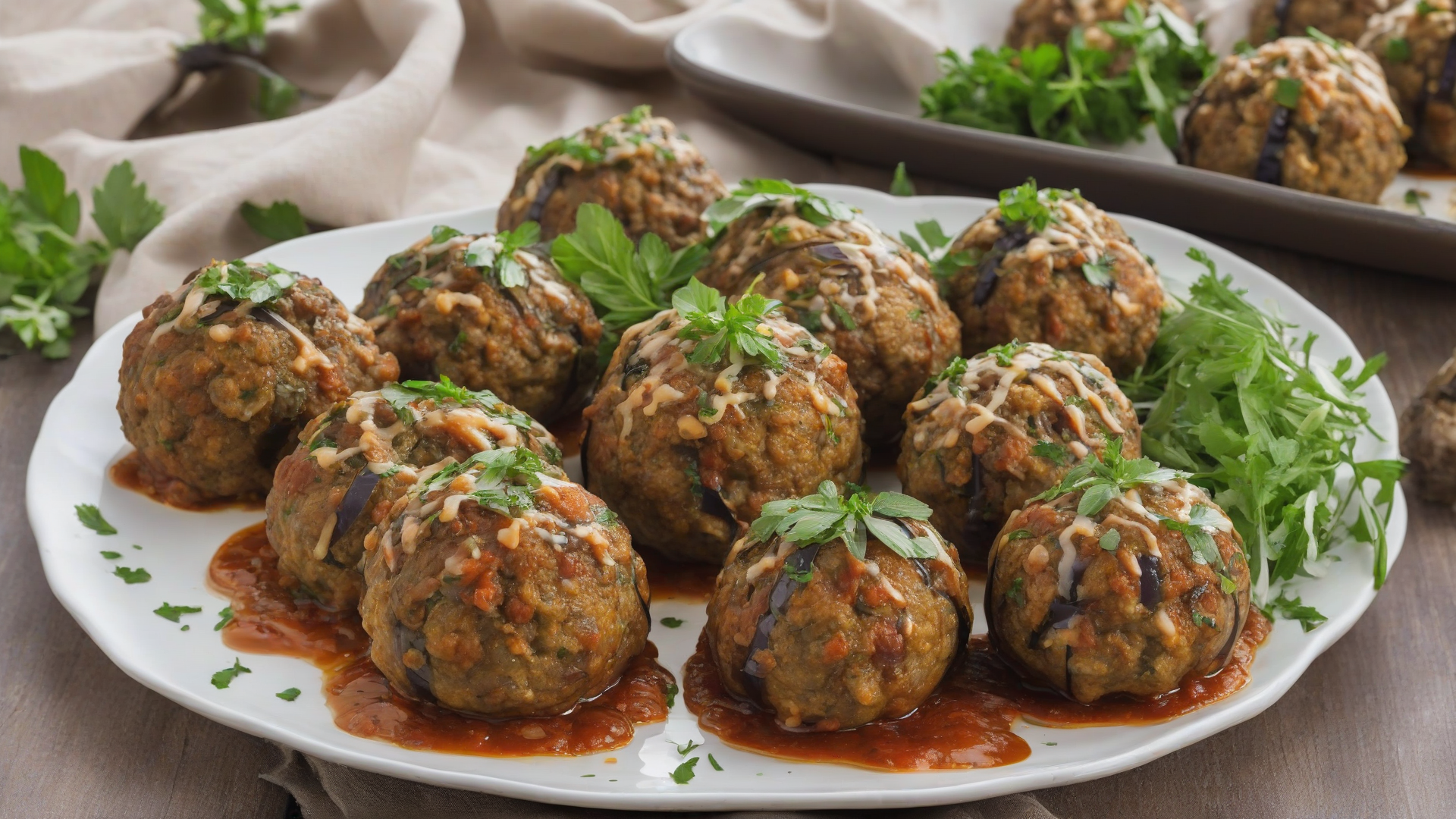 polpette di melanzane al forno